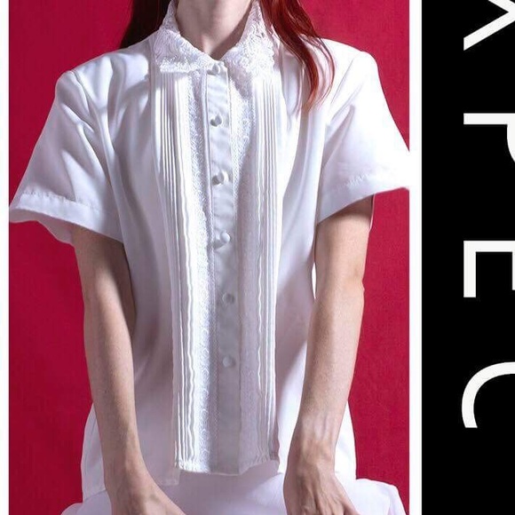 White button up blouse - Picture 2 of 2